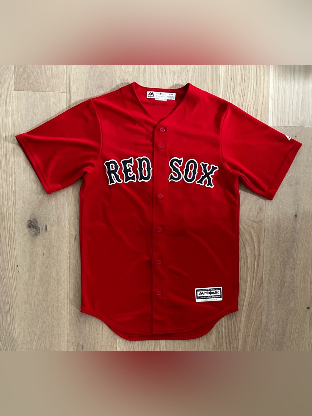 Majestic Mookie Betts Boston Red Sox MLB Baseball Jersey - Size Small